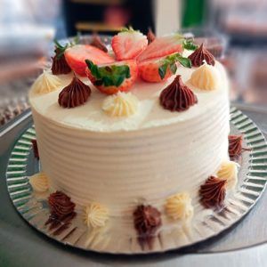 Bolo de Ninho com Nutella e Morango