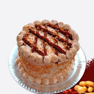 Bolo de Doce de Leite com Amendoim