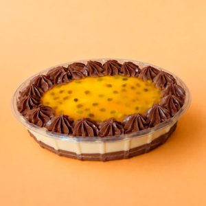 Torta Mousse Chocolate com Maracujá